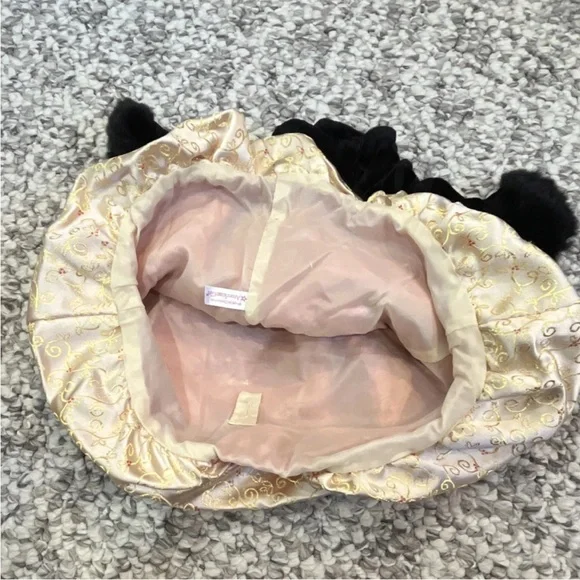 American Girl Doll Midnight Holly Dress & Shoes Black Gold Cream For 18" Doll - Picture 3 of 6